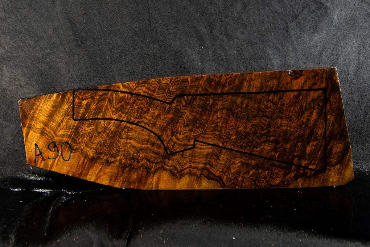 A90 Schaftholz der Extraklasse: Schrotflinten-Schaftrohling