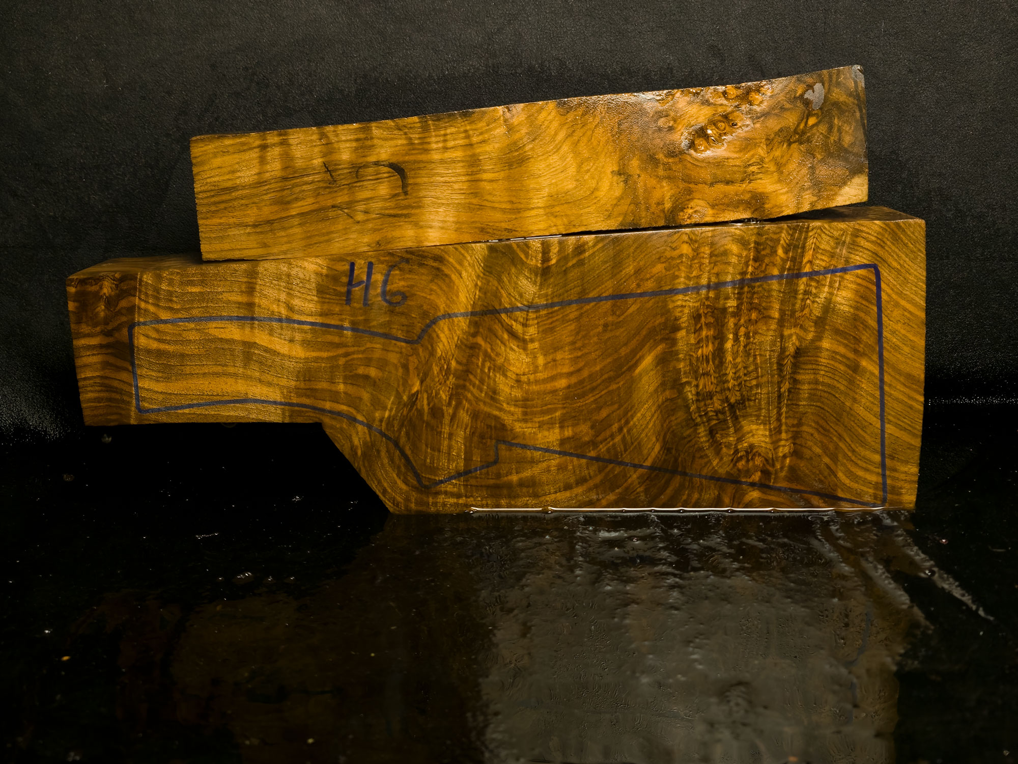 H6 Schaftholz Rohling H6 Schaftholz Rohling