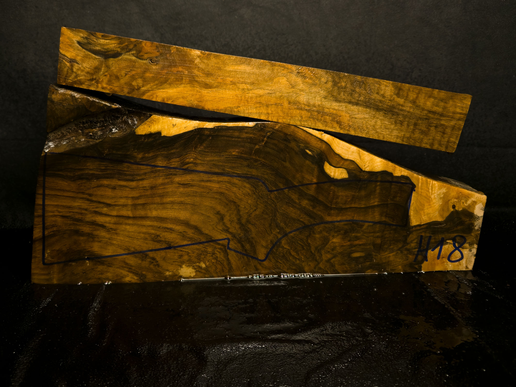 H18 Schaftrohlinge aus Schaftholz für handgefertigte Projekte