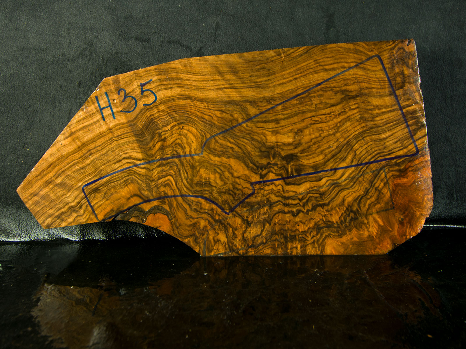 H35 Schaftholz Rohling H35 Schaftholz Rohling