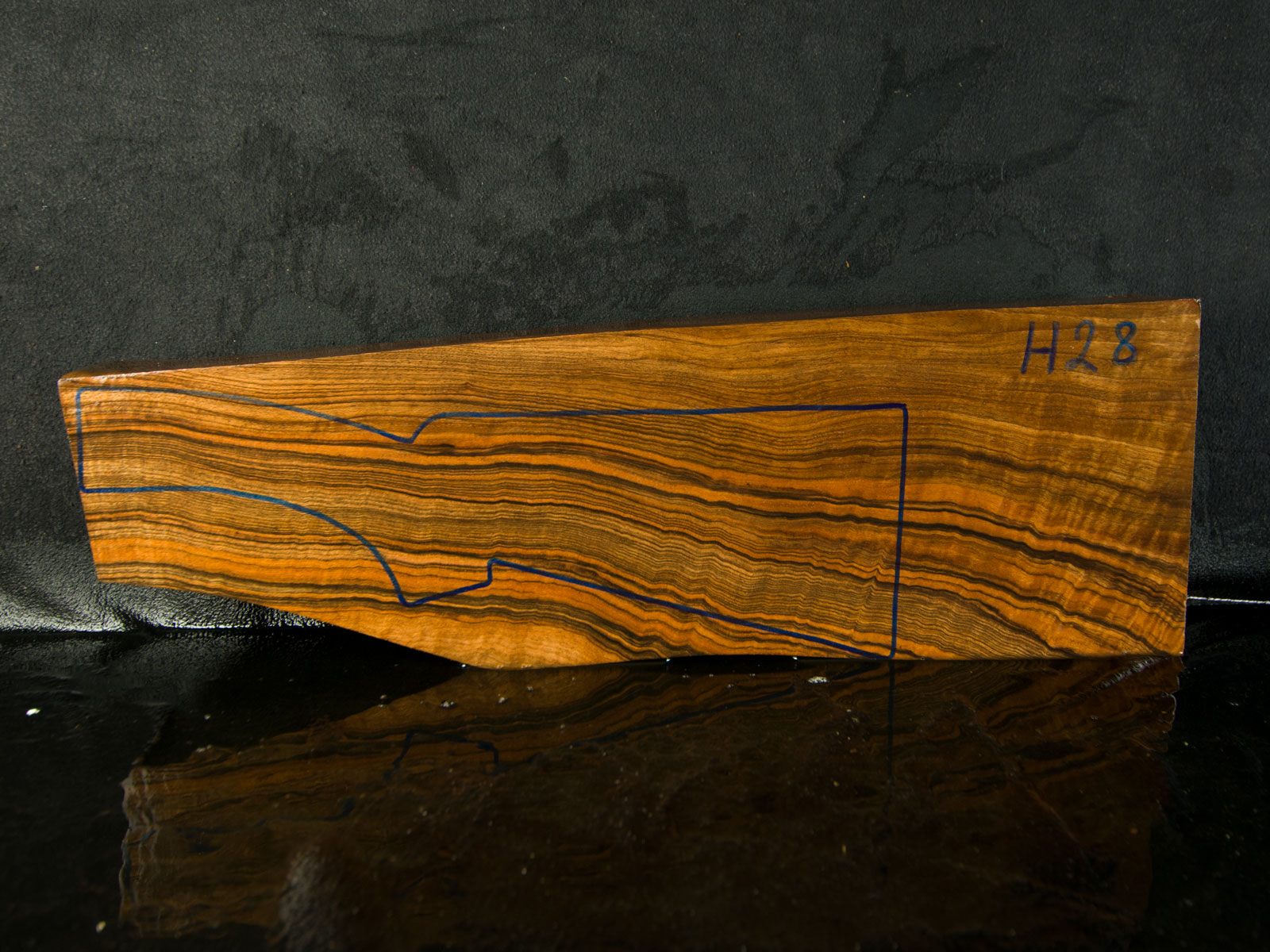 H28 Schaftholz Rohling H28 Schaftholz Rohling