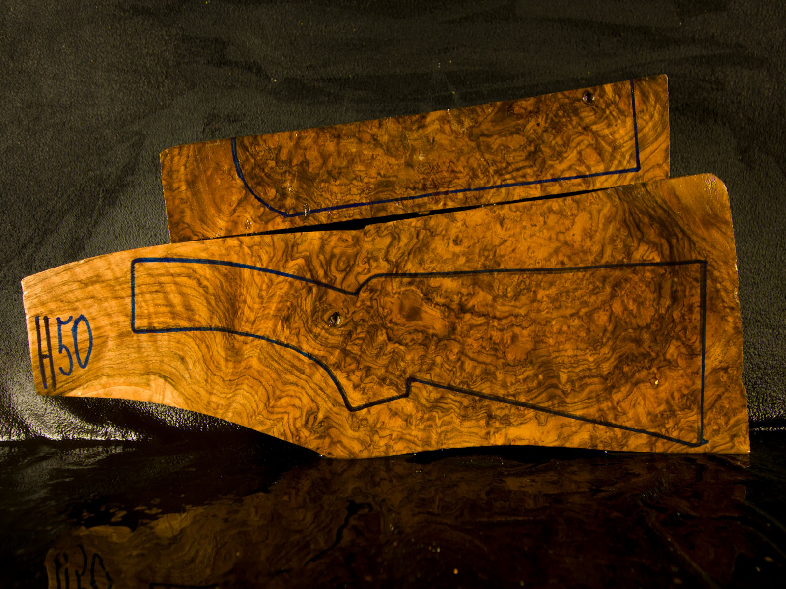 Schaftholz der Extraklasse: Schrotflinten-Schaftrohling H50 Schaftholz der Extraklasse: Schrotflinten-Schaftrohling H50