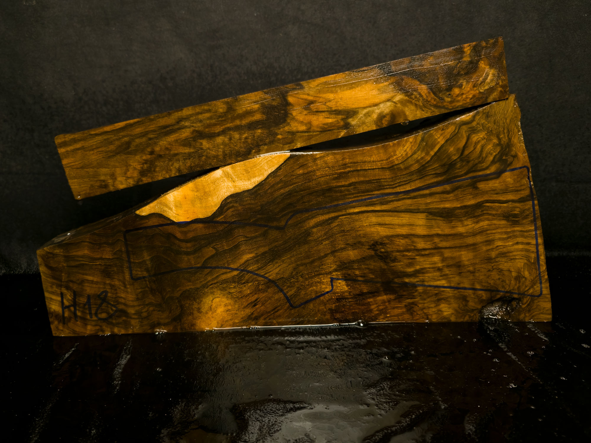 H18 Schaftrohlinge aus Schaftholz für handgefertigte Projekte